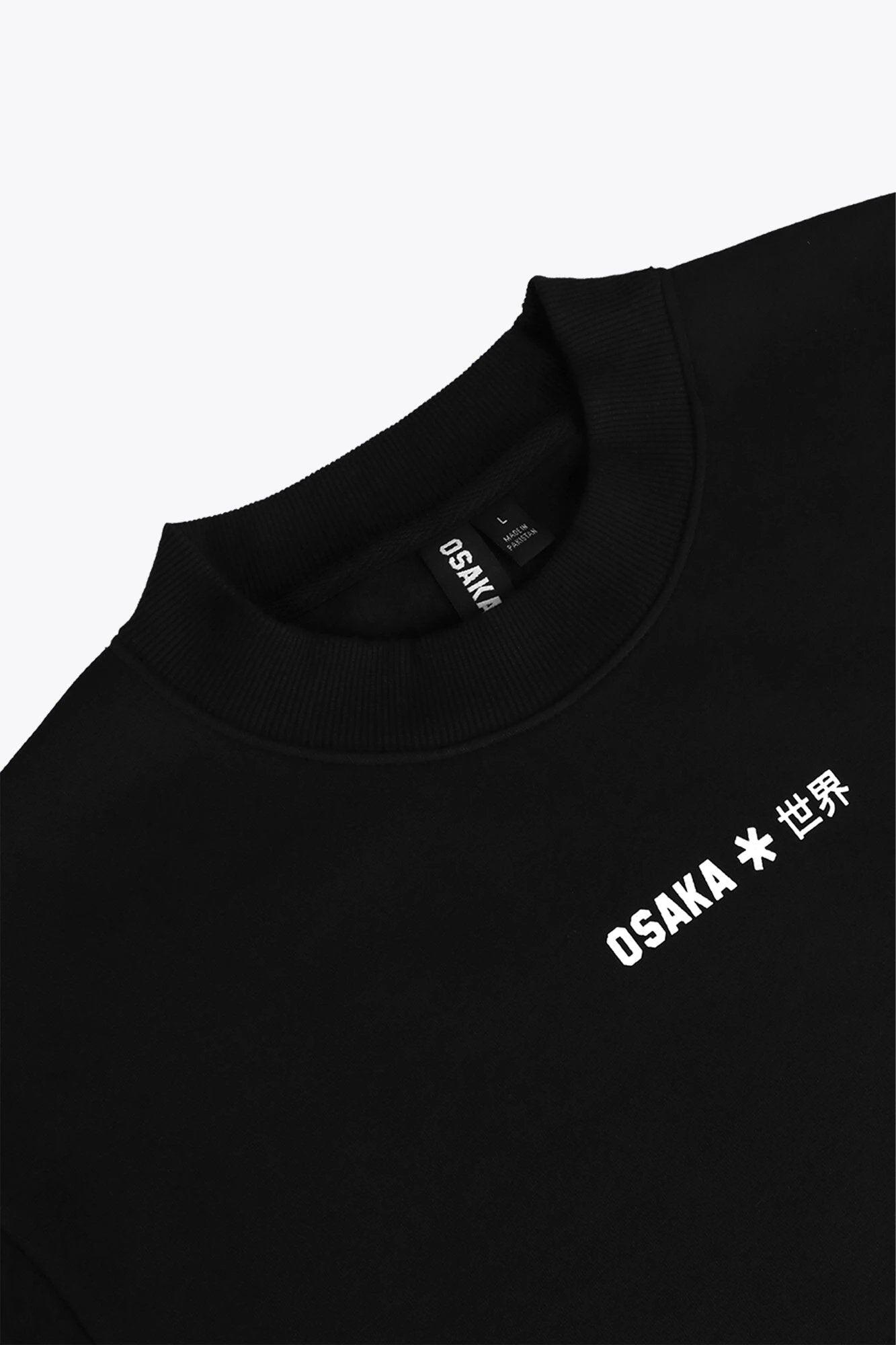 Signature du pull unisexe Osaka | Noir 5/6