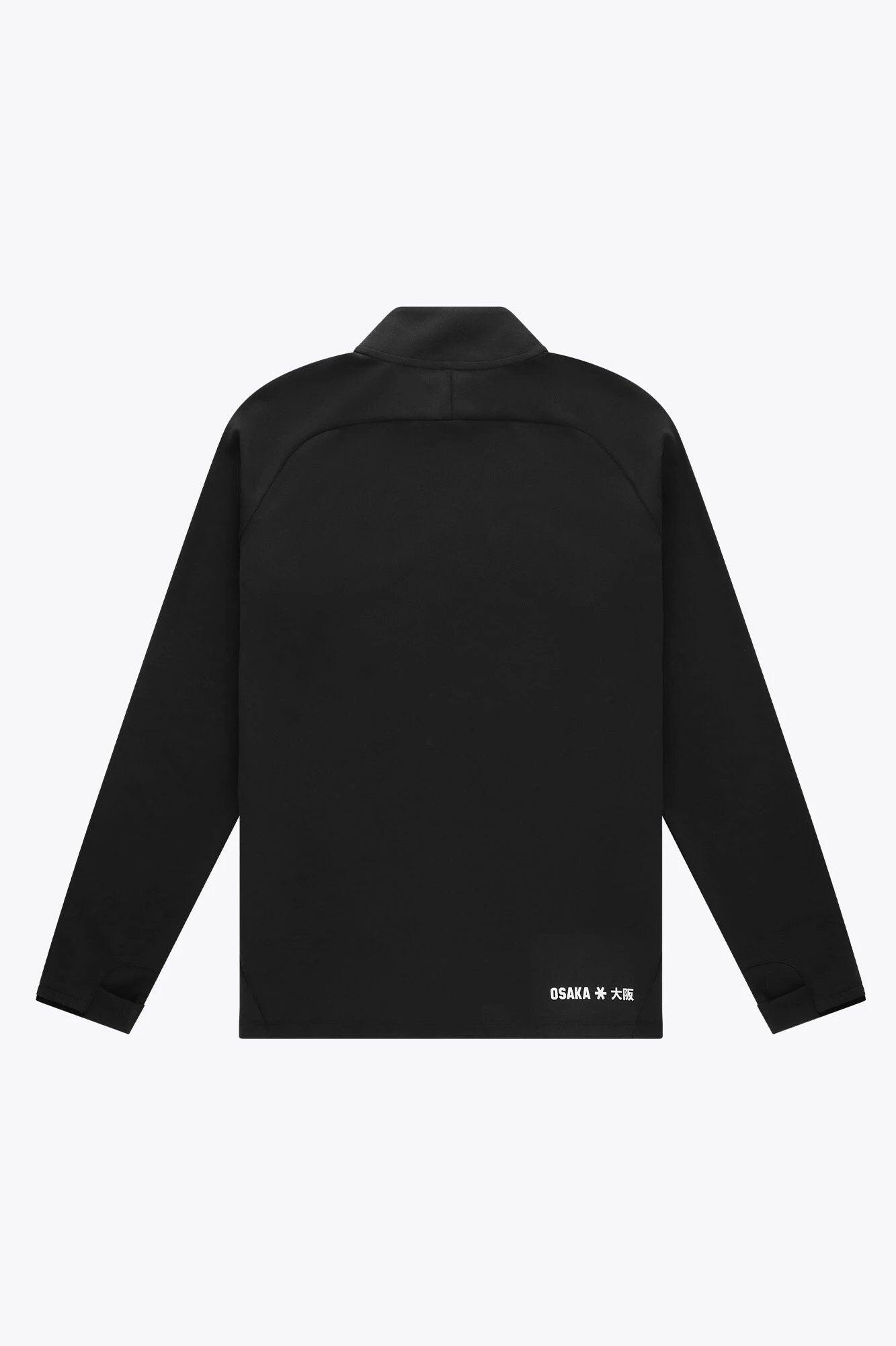 Pull demi-zippé Osaka pour hommes | Noir 3/4