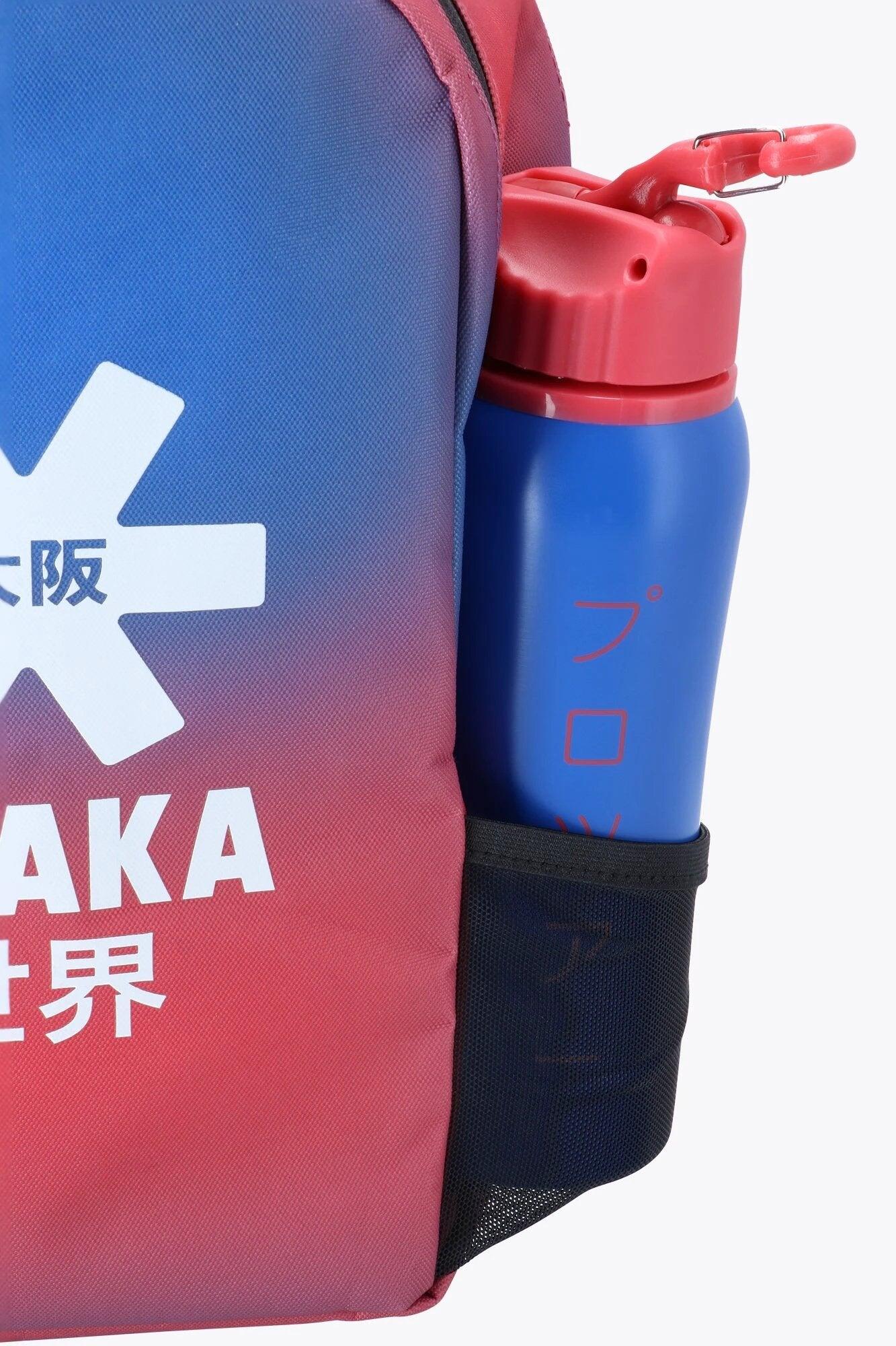 Osaka Sac à dos pour enfants Sports Compact | Bleu Princesse-Rouge Cayenne - Dé 4/5