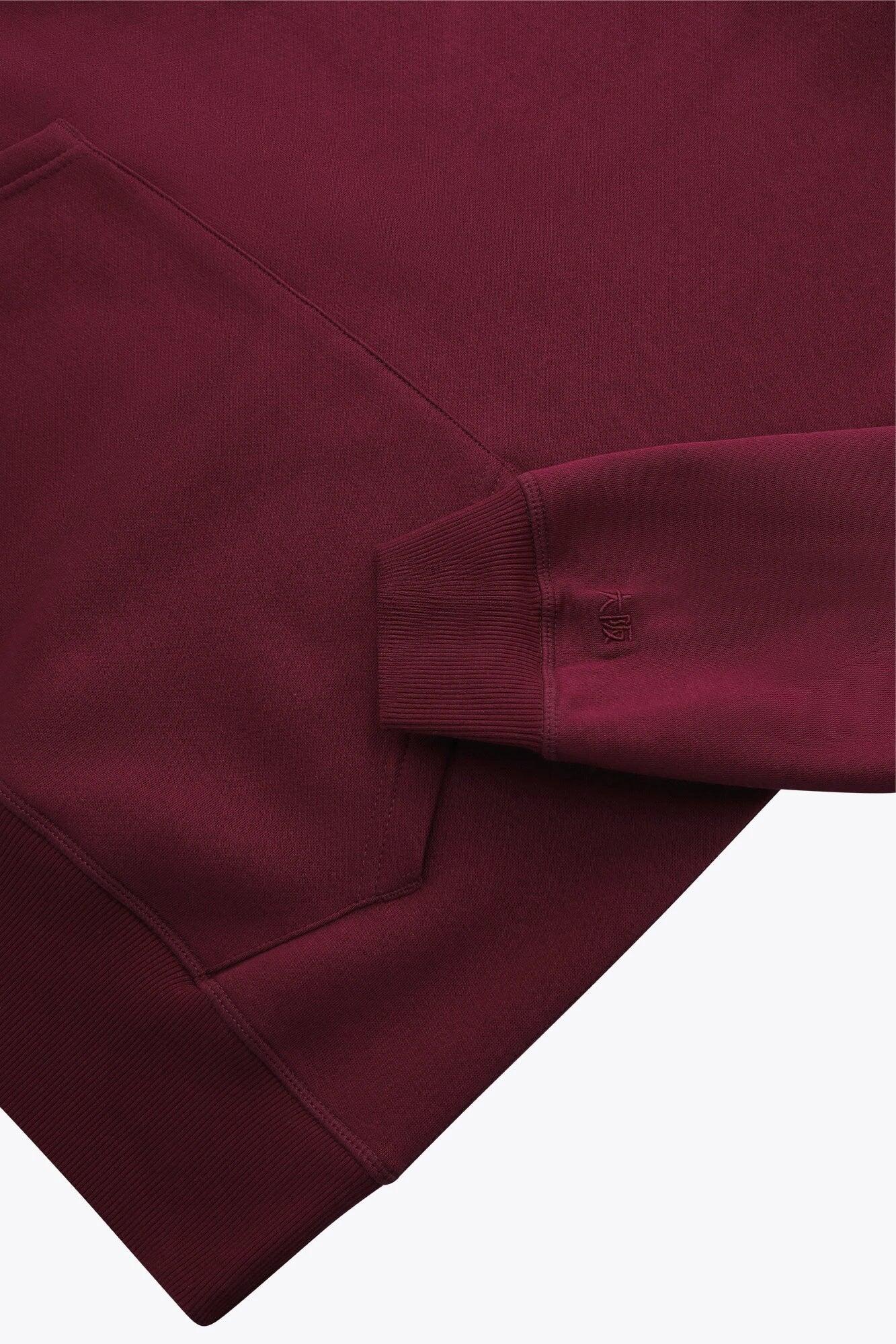 Sweat à capuche unisexe Osaka Basic | Bordeaux 6/6