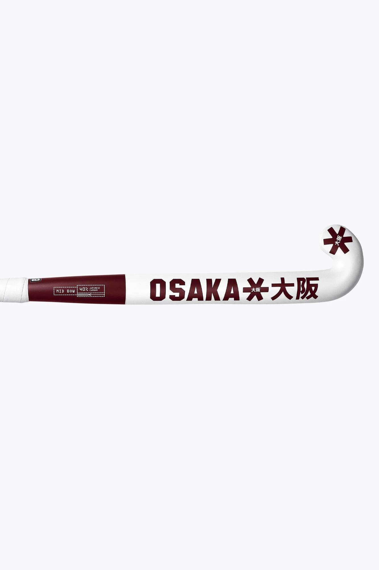 Mazza da hockey su prato Osaka Mid Bow 40 | Lacca ciliegia 5/6