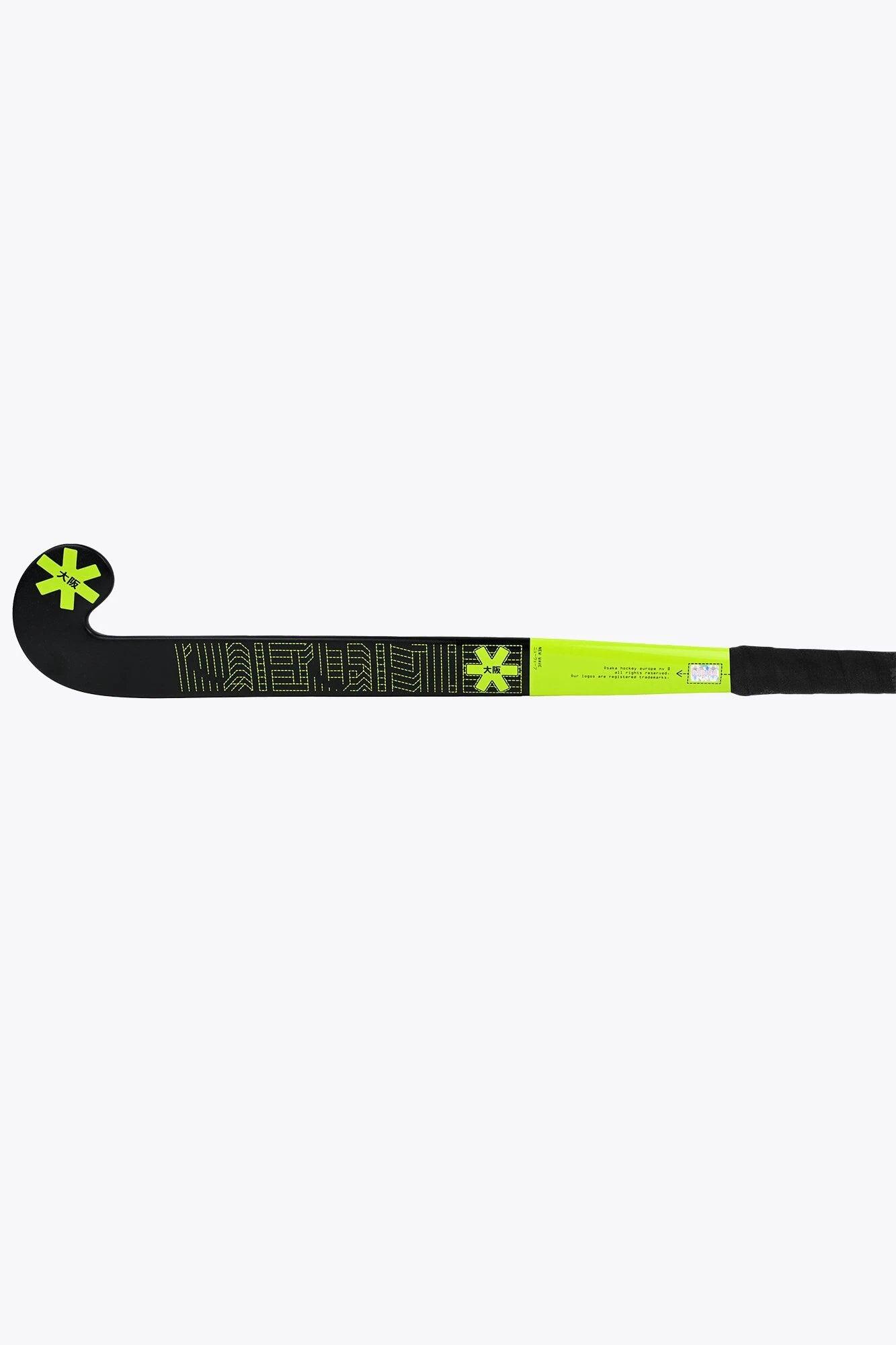 Crosse de hockey sur gazon Osaka - Edit One - Courbure basse 40 | Vert fluo 4/5
