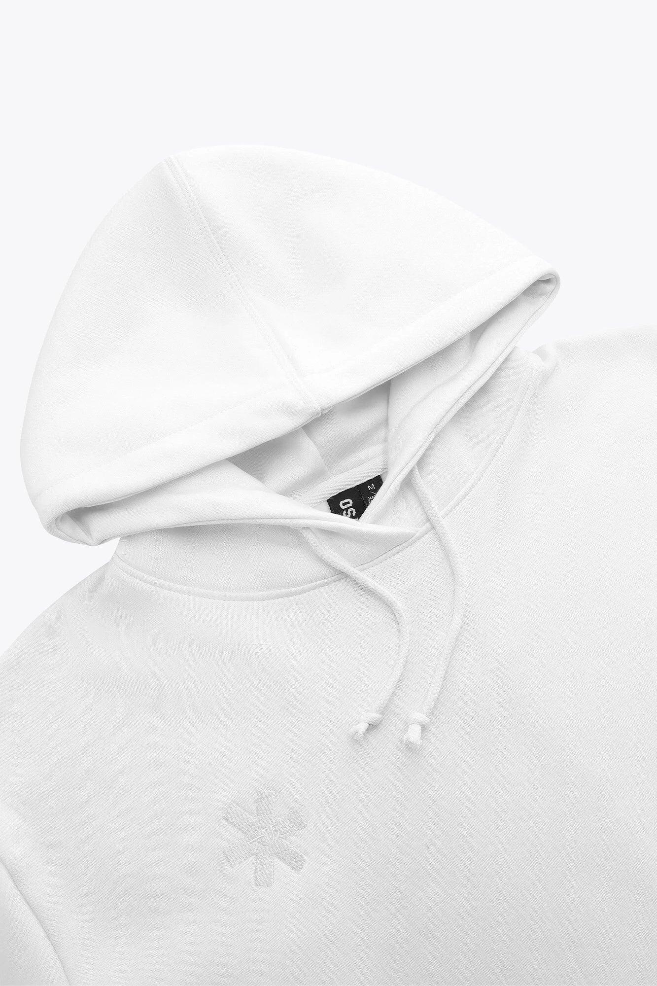 Felpa con cappuccio unisex Osaka Basic | Bianca 4/6