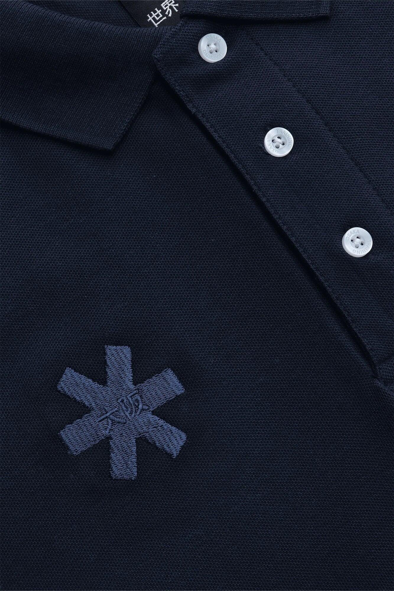 Osaka Polo unisexe basique | Marine 4/4