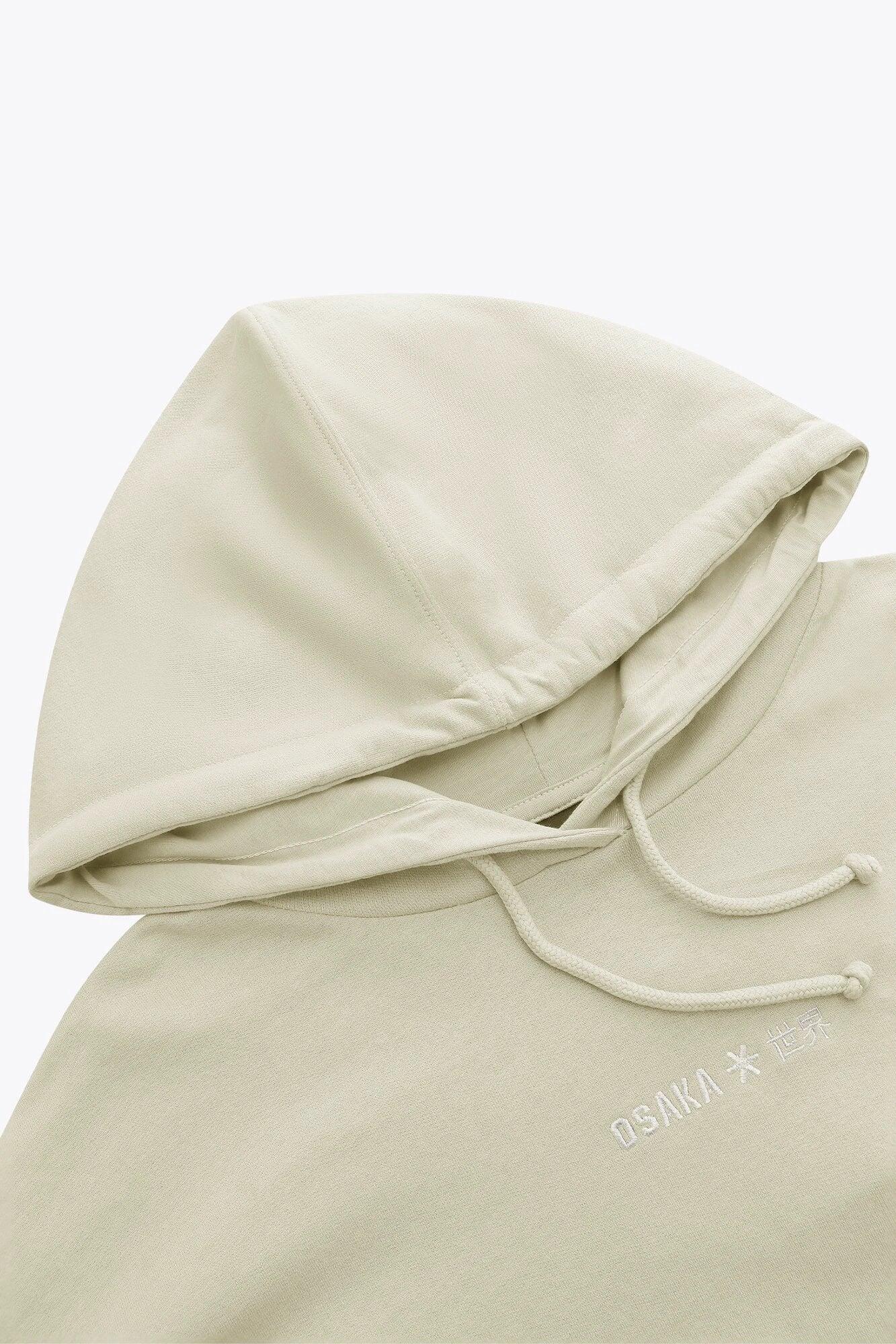 Osaka Dames Cropped Hoodie | Warm Grijs 4/6
