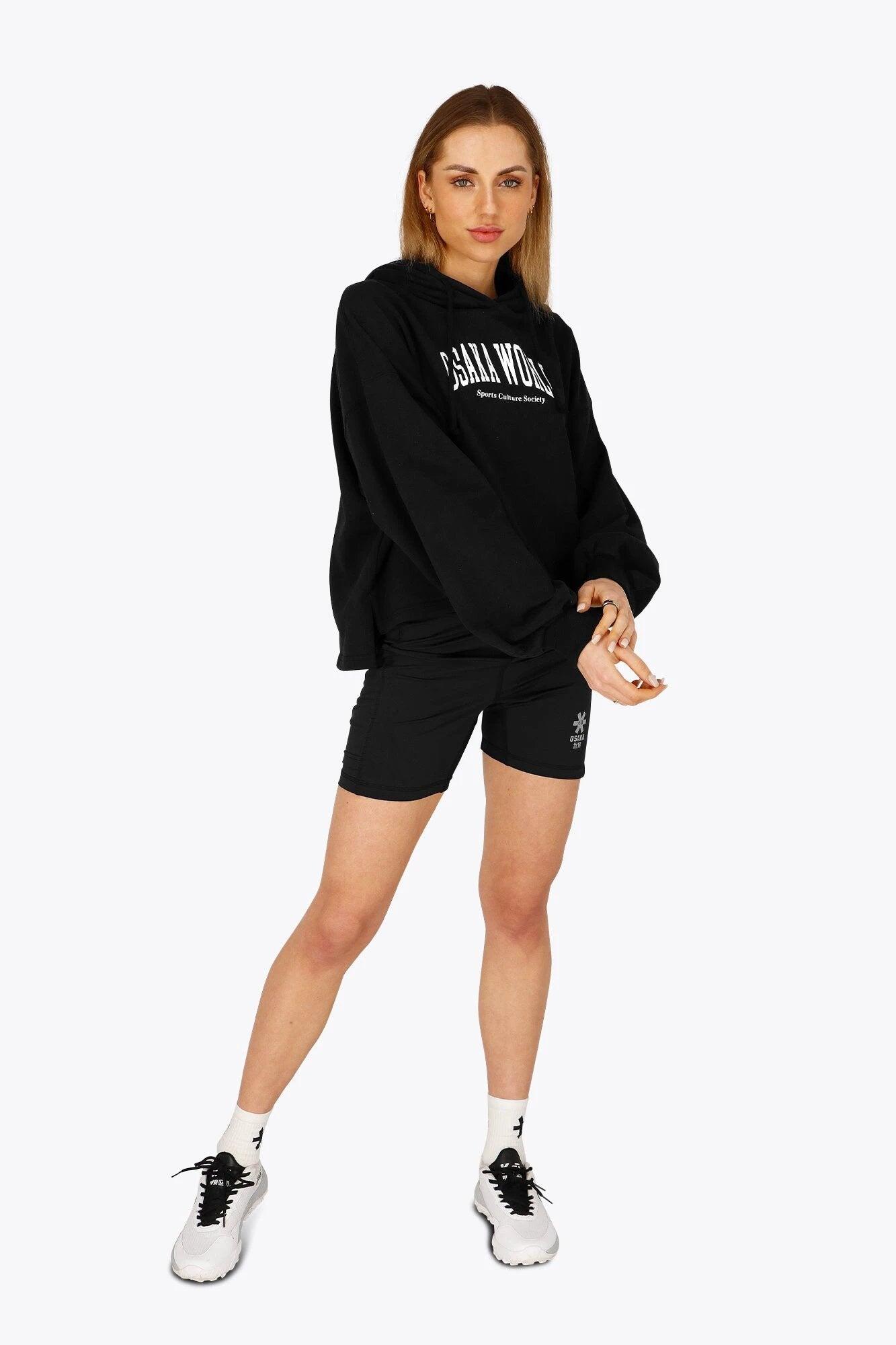 Osaka dames cropped hoodie | Zwart 6/6