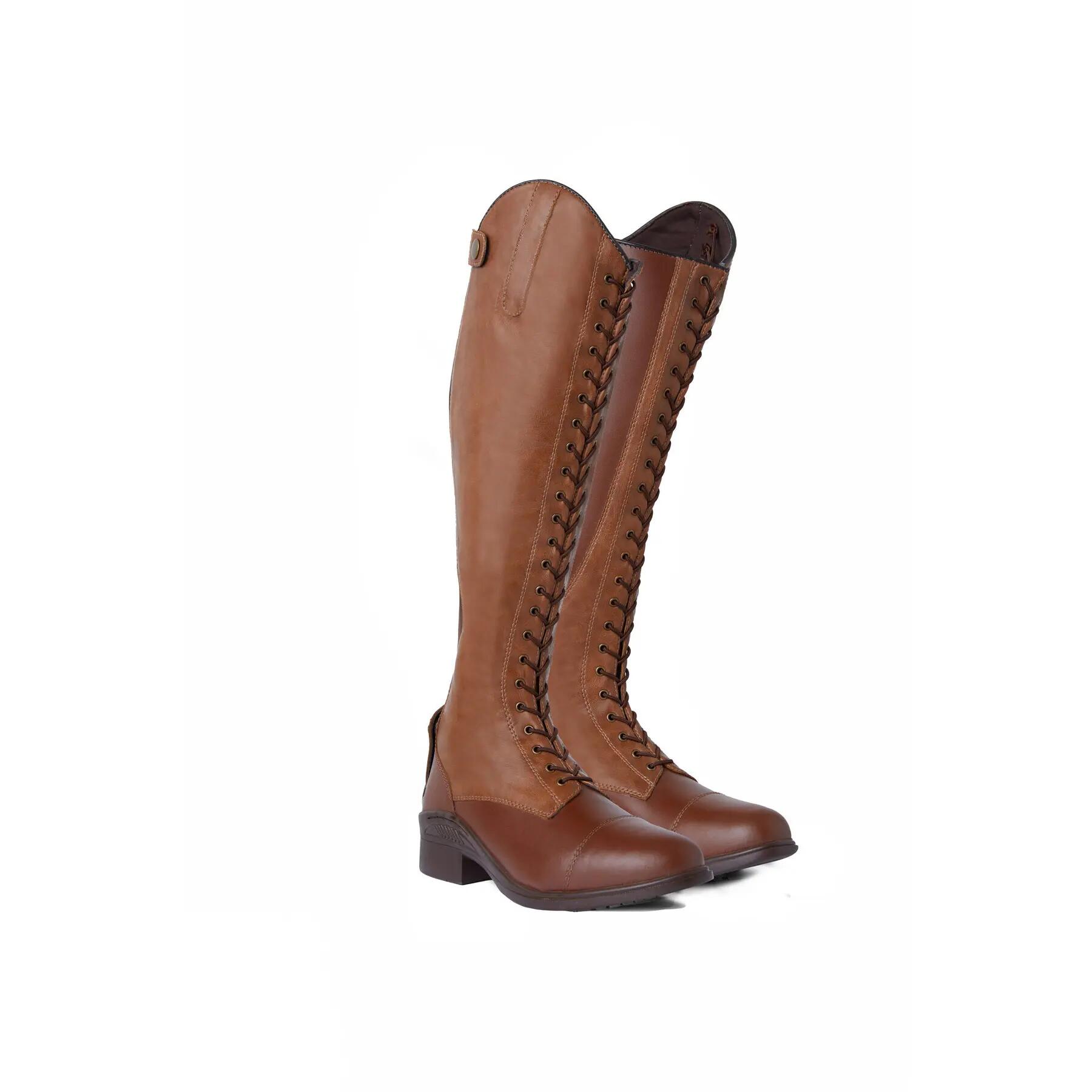 Bottes d'équitation à lacets femme Horze 2/3