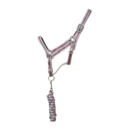 Licol pour cheval double + longe T de T