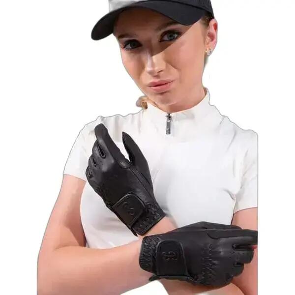 Women's leather riding gloves PS of Sweden Soft
