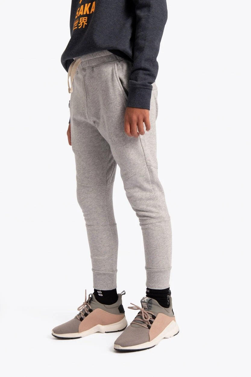 Pantalons de survêtement pour enfants Osaka | Gris Mélange 4/6