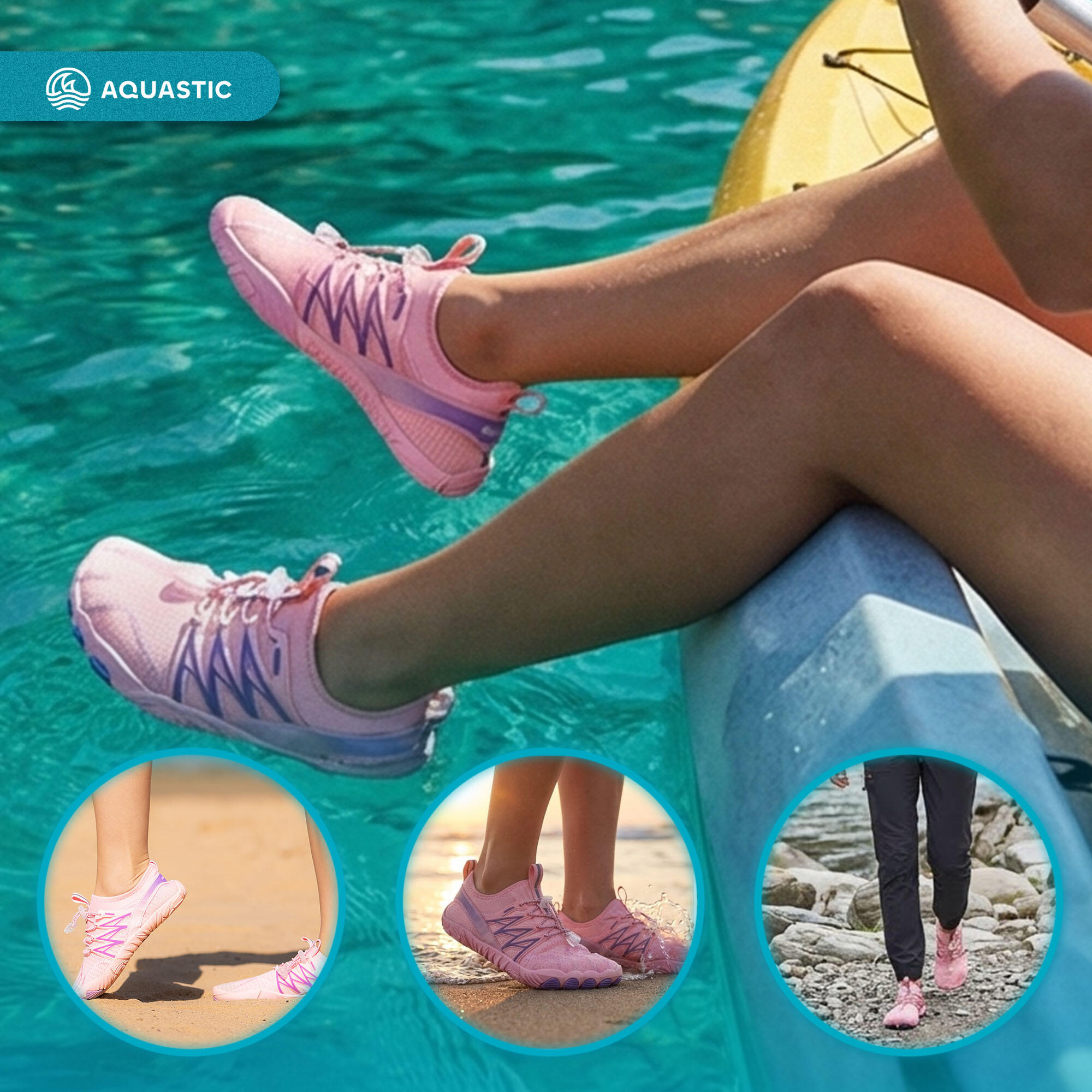 Chaussures d'eau AQUASTIC Broome 4/7