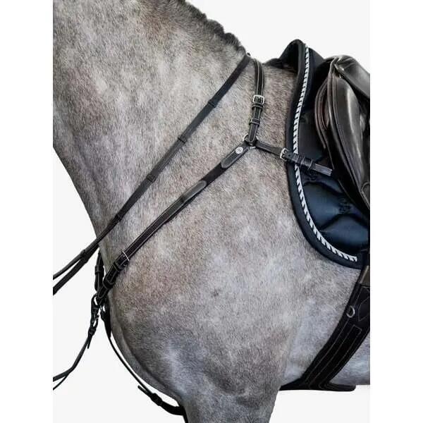 Collar de caza para caballo de cuero PS of Sweden Melbourne 3/3
