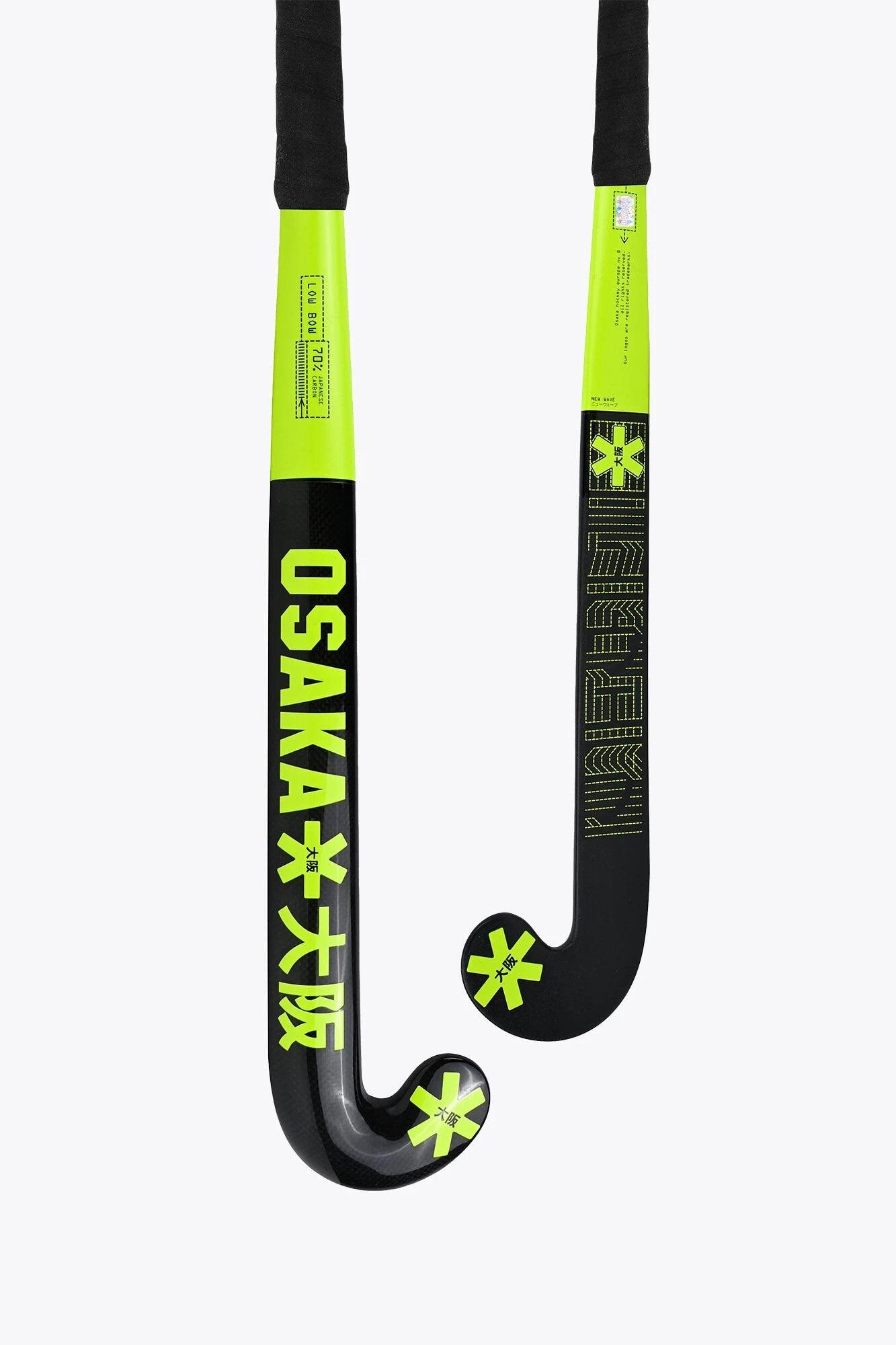 Crosse de hockey sur gazon Osaka - Edit One - Courbure basse 70 | Vert fluo 1/5
