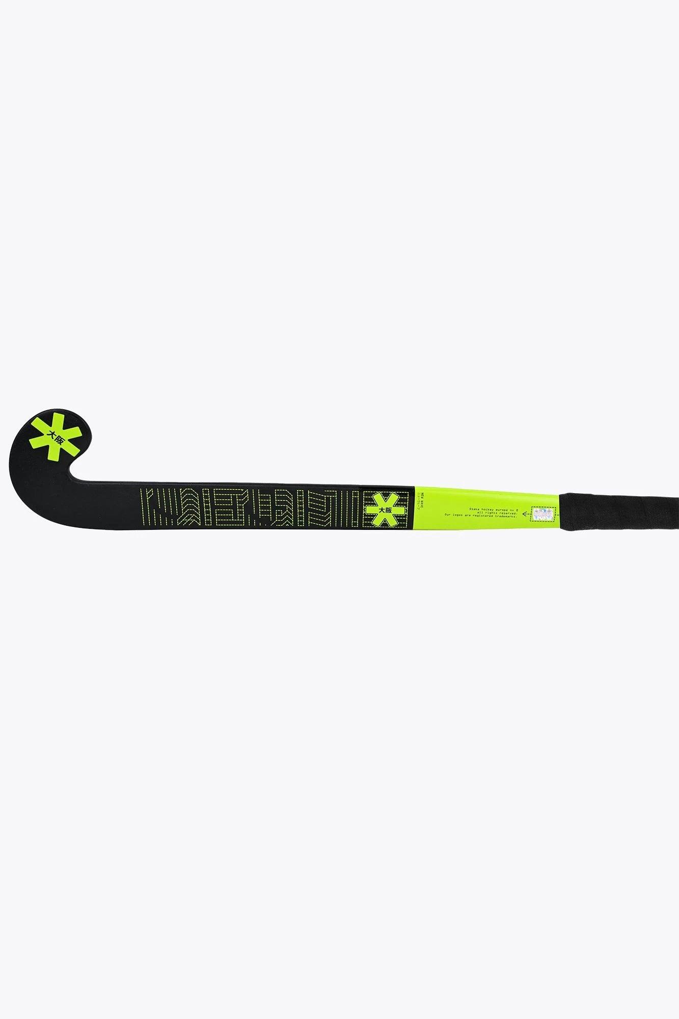 Crosse de hockey sur gazon Osaka - Edit One - Courbure basse 70 | Vert fluo 4/5