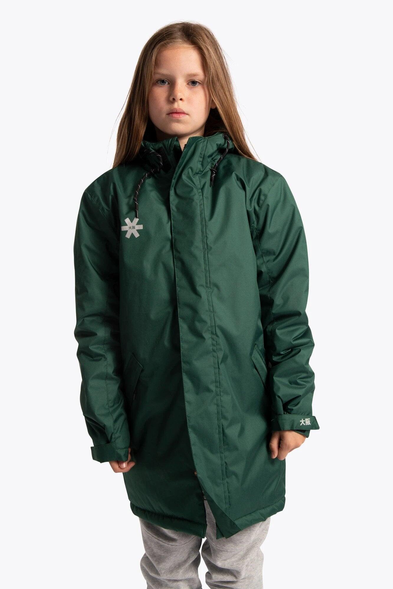 Chaqueta de estadio Osaka para niños | verde oscuro 3/6