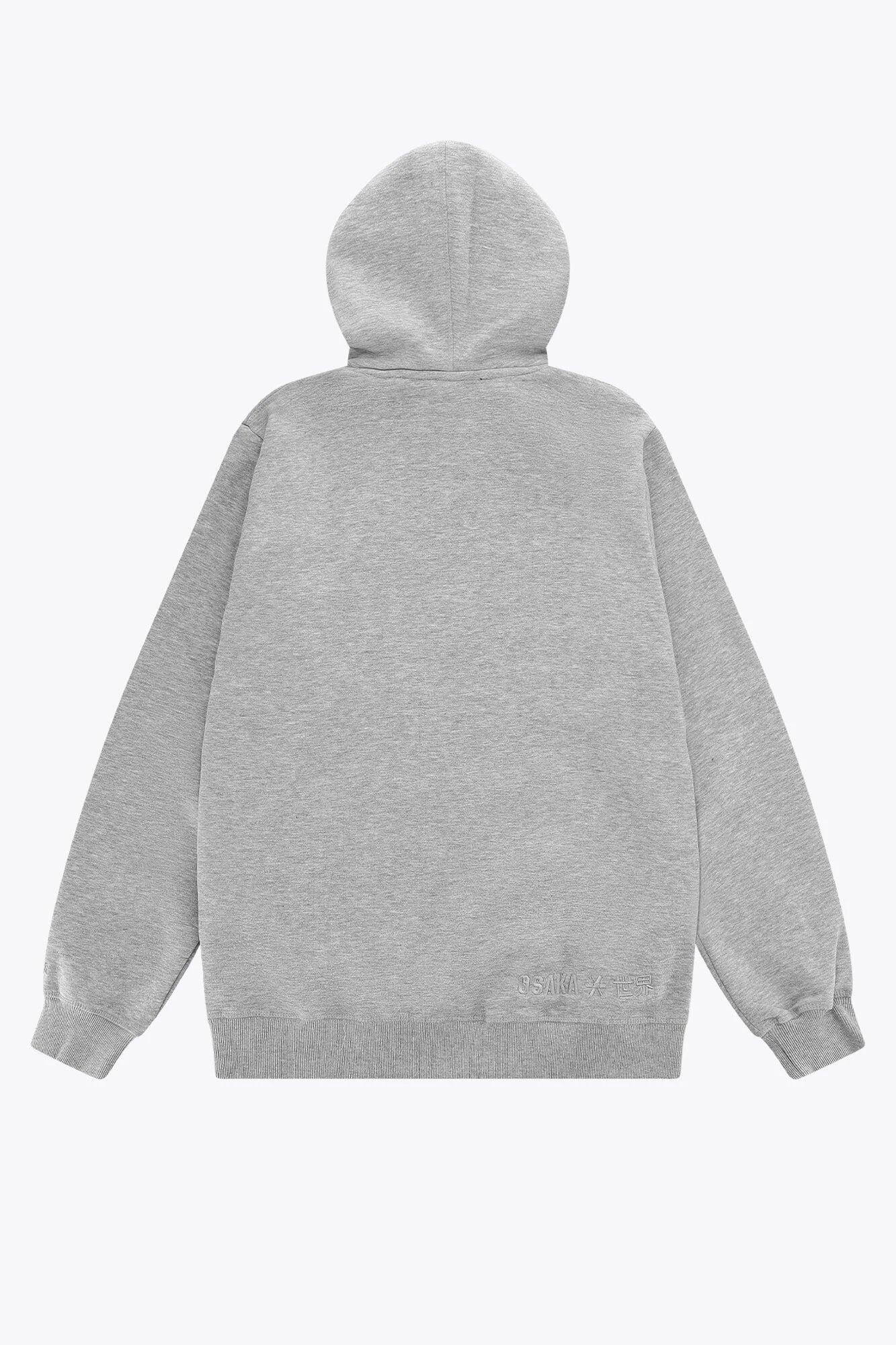 Osaka Unisex-hoodie Basic | Grijs gemêleerd 3/6