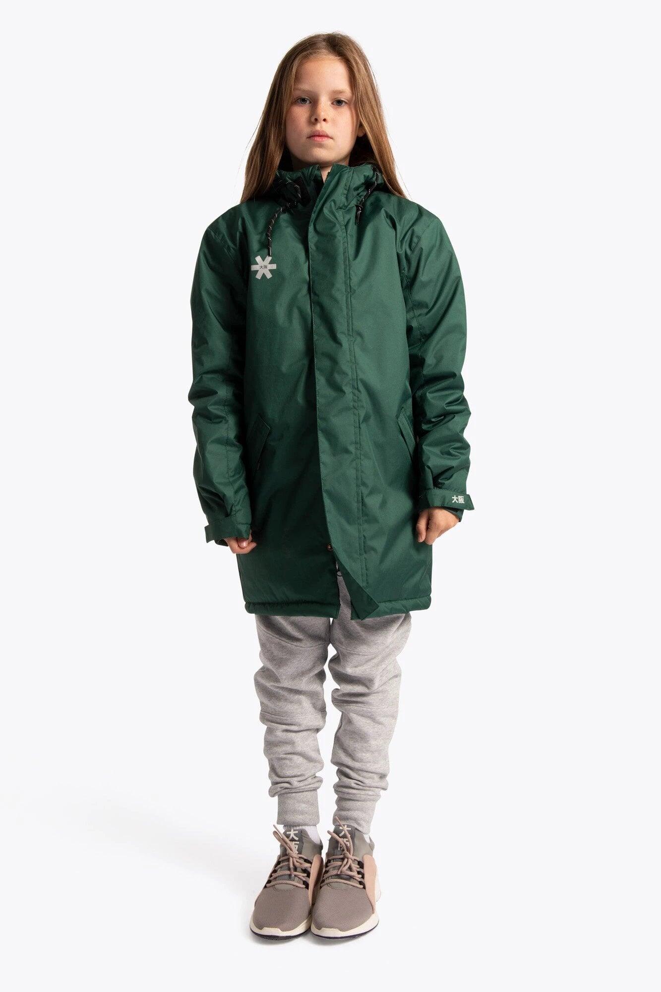 Chaqueta de estadio Osaka para niños | verde oscuro 5/6