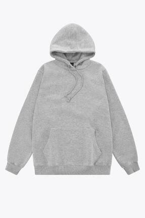 Sweat à capuche unisexe Osaka Basic | Gris Mélange