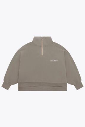 Pull court demi-zippé Osaka pour femme | Cloudburst