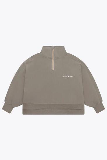 Pull court demi-zippé Osaka pour femme | Cloudburst