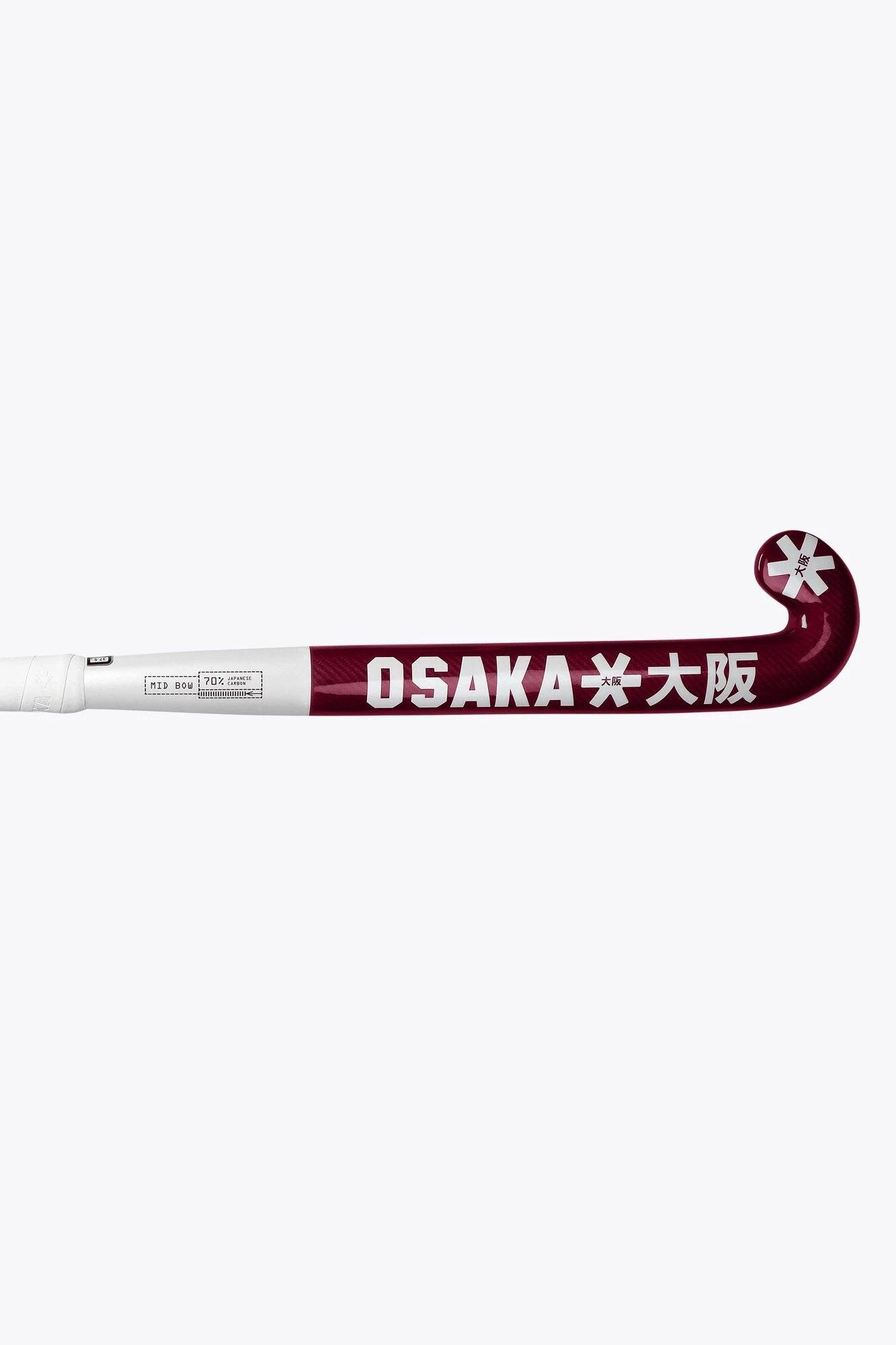 Crosse de hockey sur gazon Osaka Mid Bow 70 | Vernis cerisier 5/6