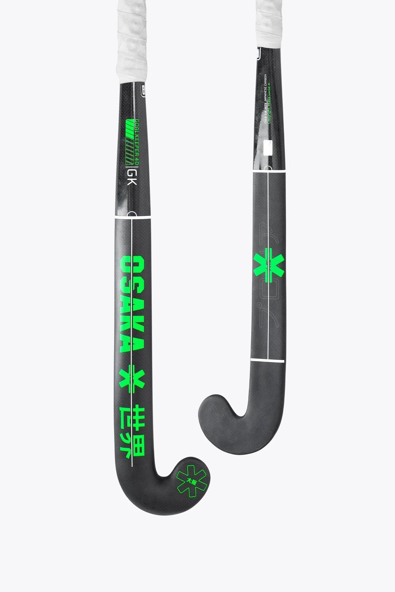 Crosse de hockey sur gazon Osaka Gardien de but 40 | Noir emblématique 1/6
