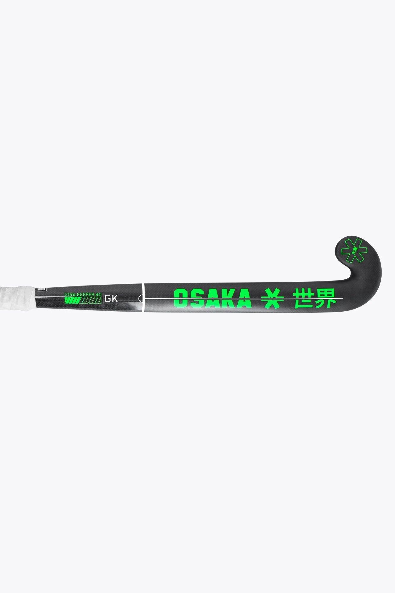 Crosse de hockey sur gazon Osaka Gardien de but 40 | Noir emblématique 5/6