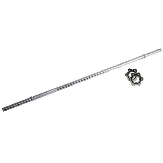 Bilanciere Palestra Pesi [150/180/215cm Foro 25mm Chiusura a Vite] Carico 136 kg