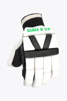 Osaka Hallenhockeyhandschuh | Weiß-Schwarz