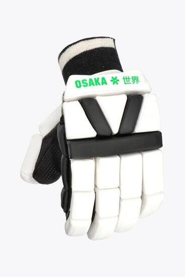 Osaka Hallenhockeyhandschuh | Weiß-Schwarz