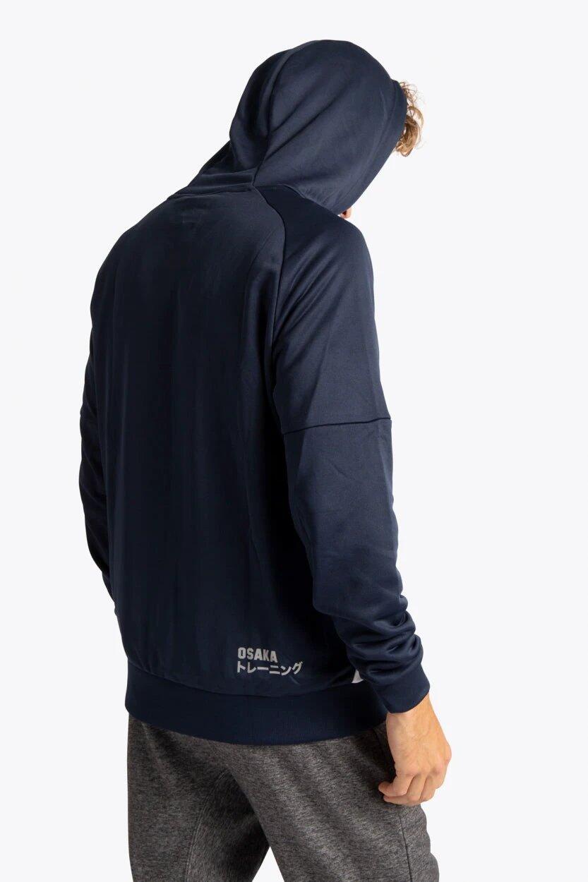 Sweat à capuche zippé d'entraînement Osaka pour hommes | Marine 5/6