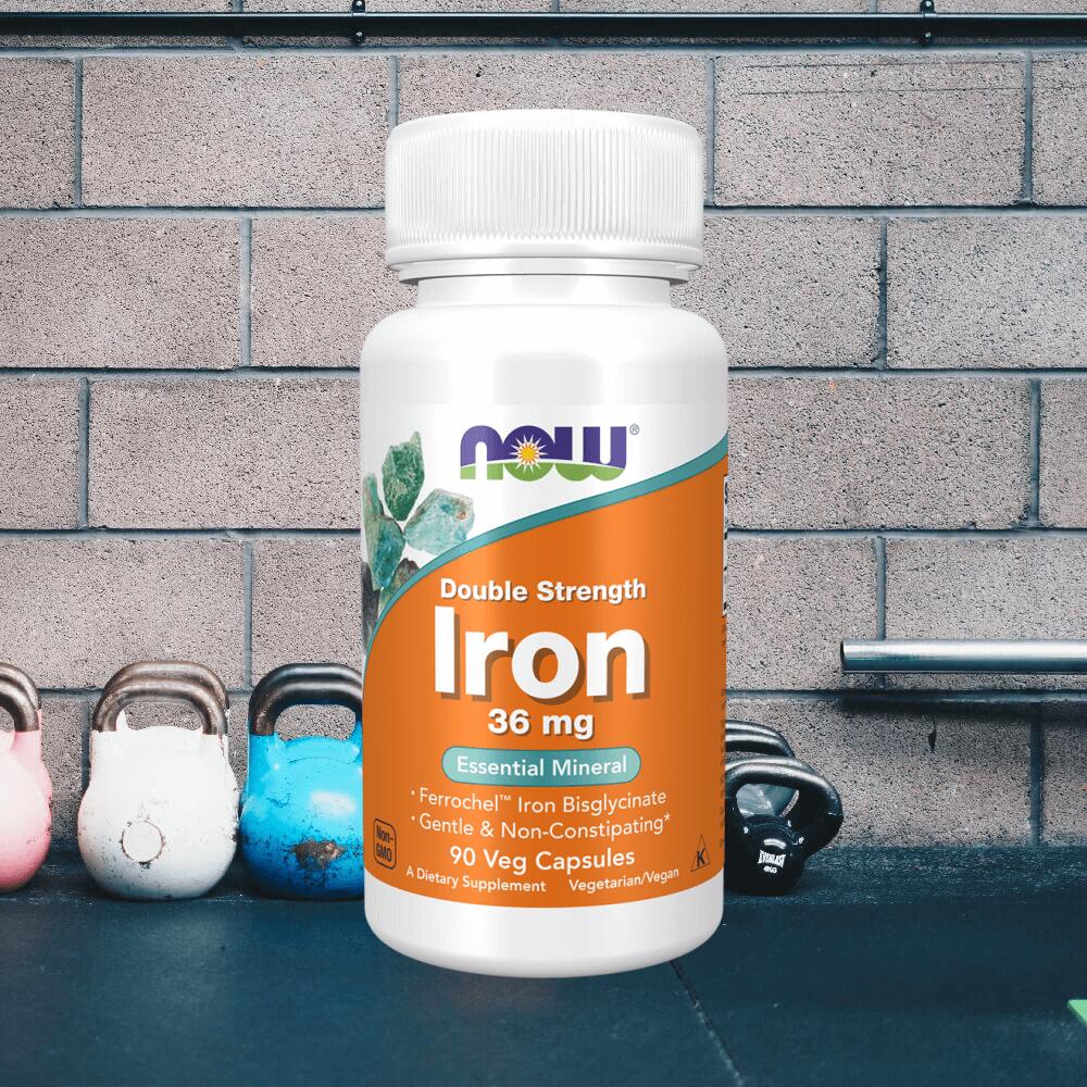 Now Foods Iron 36mg Ferrochel (90 vcaps) Unflavoured 2/3