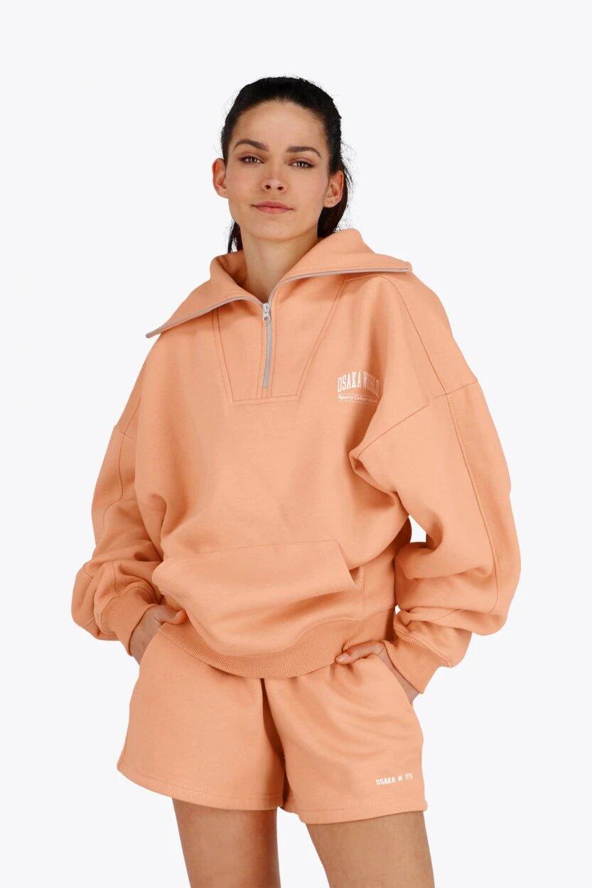 Pull demi-zippé femme Osaka | Pêche 3/6