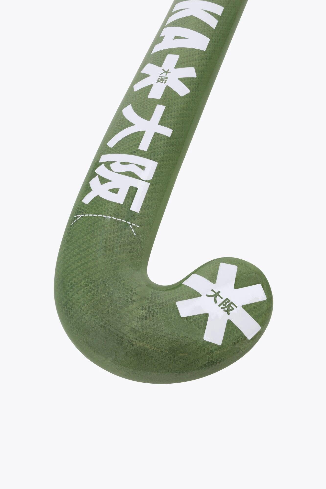 Osaka Feldhockeyschläger Low Bow Advanced 85 | Grüne Augen 3/6