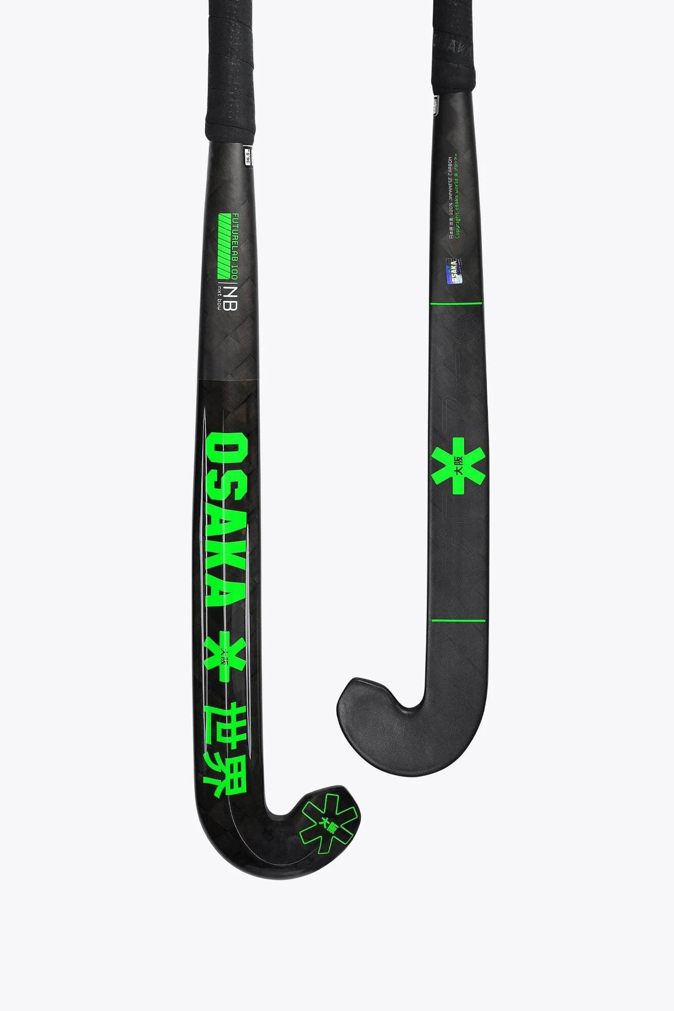 Bâton de hockey sur gazon Osaka Pro Bow 100 - Futurelab | Noir emblématique 2/6