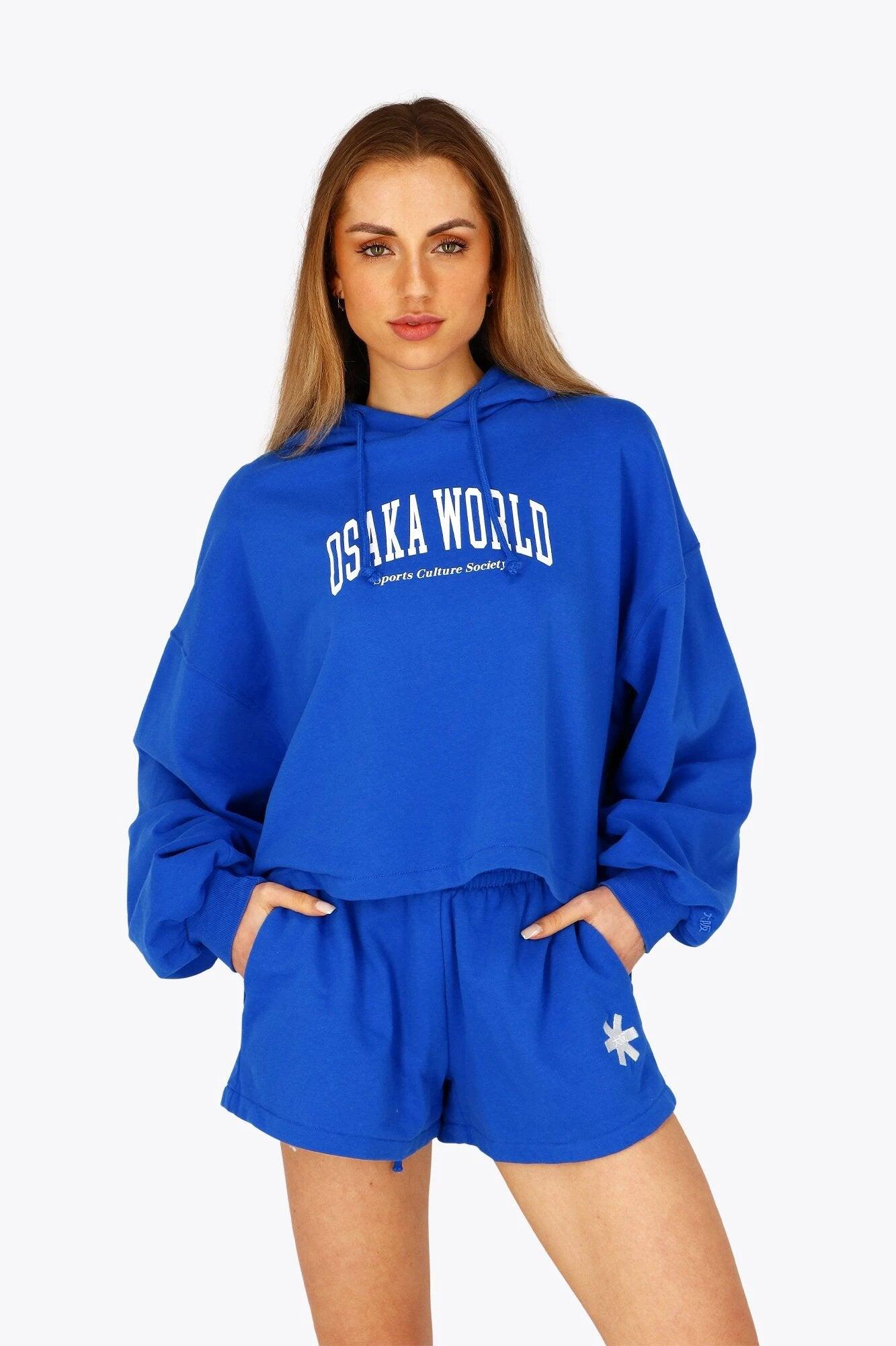 Sweat à capuche court pour femmes Osaka | Bleu Princesse 3/6