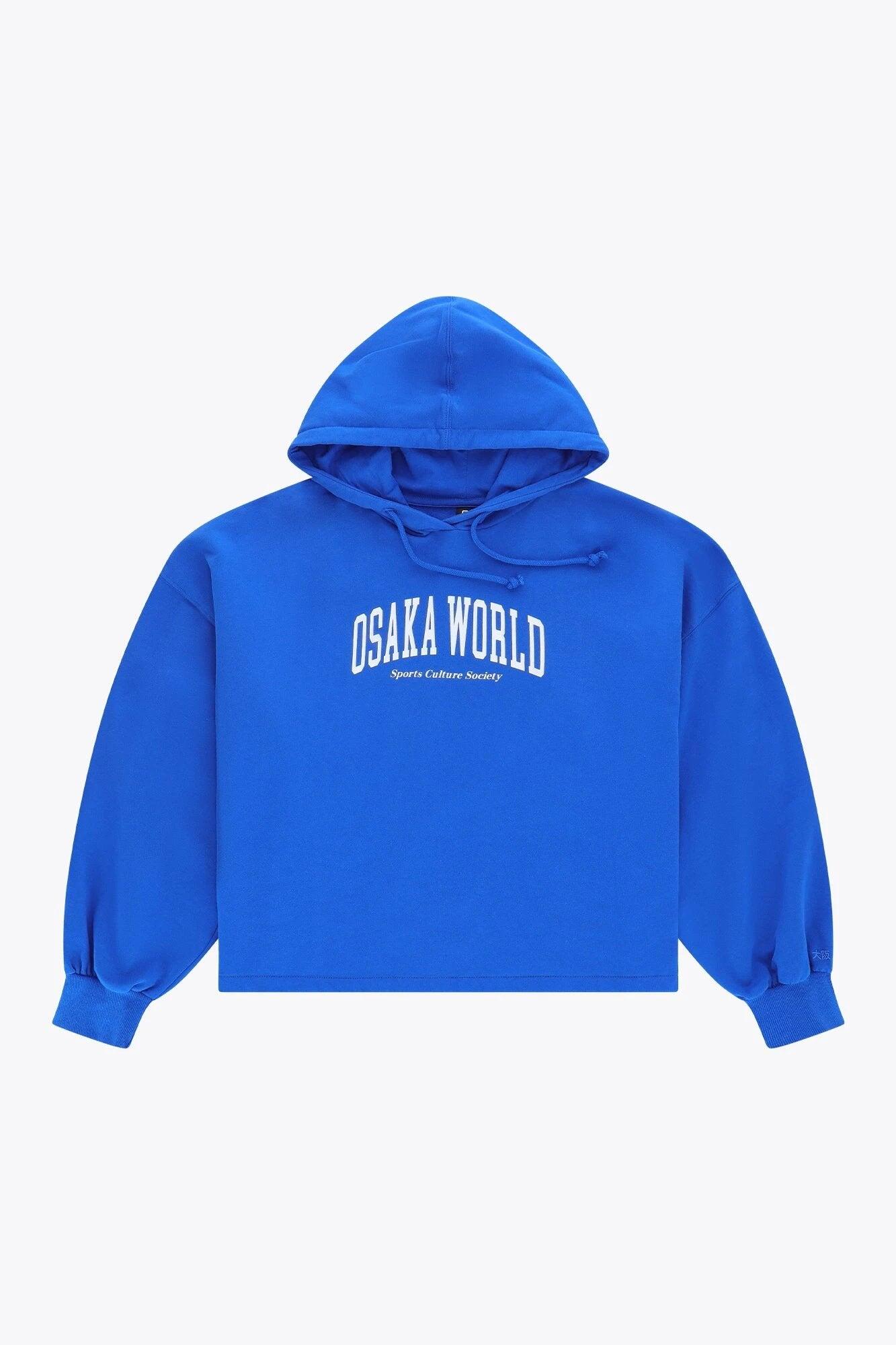 Sweat à capuche court pour femmes Osaka | Bleu Princesse 1/6