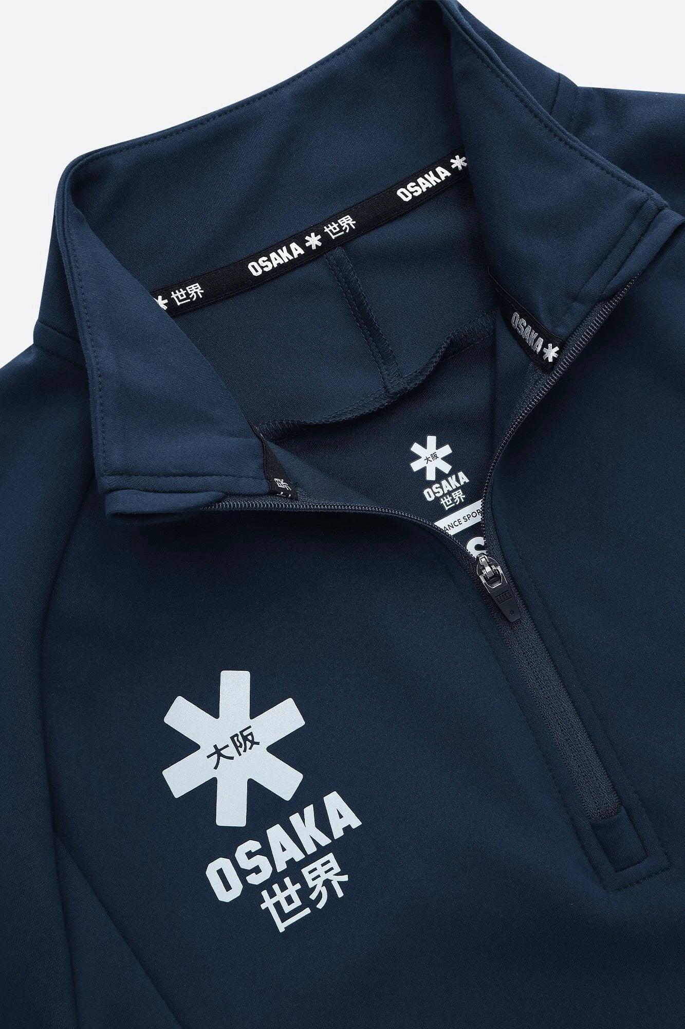 Pull demi-zippé femme Osaka | Marine 4/4