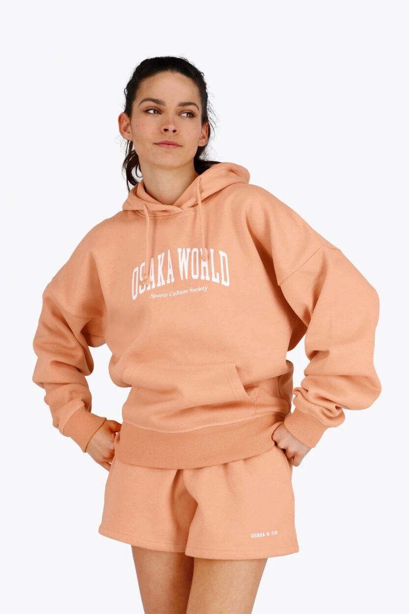 Sweat à capuche femme Osaka | Pêche 3/6