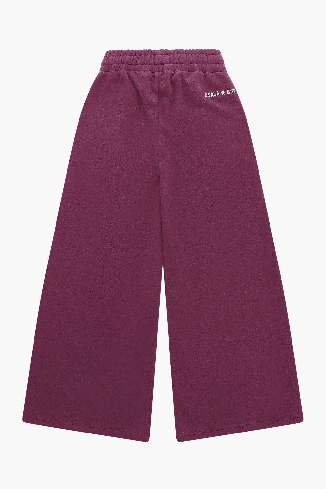 Pantalon de survêtement Osaka pour femme, coupe large | Laque cerise 4/6