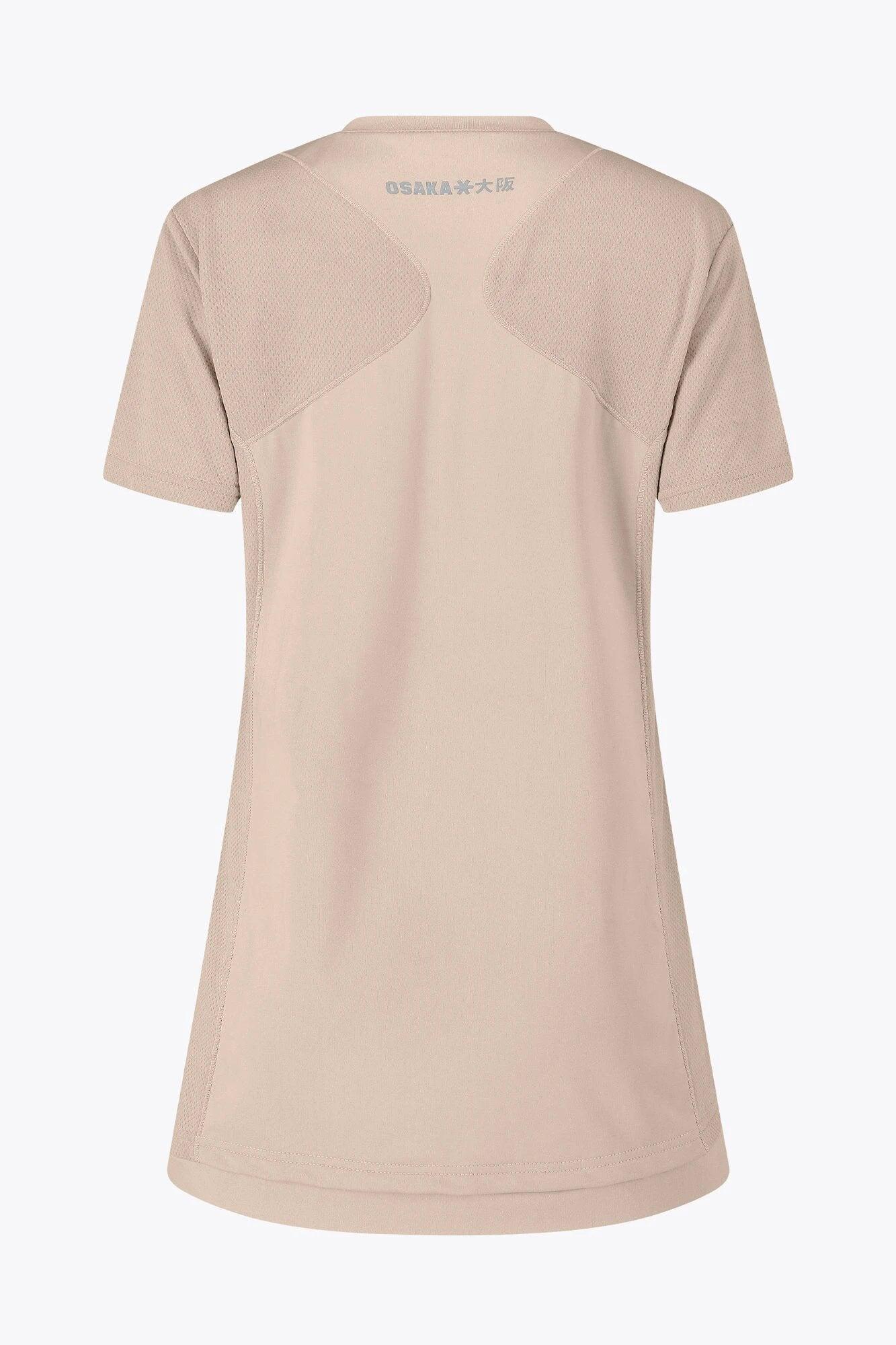 Robe technique à col en V Osaka pour femme | Gris soutenu 3/3