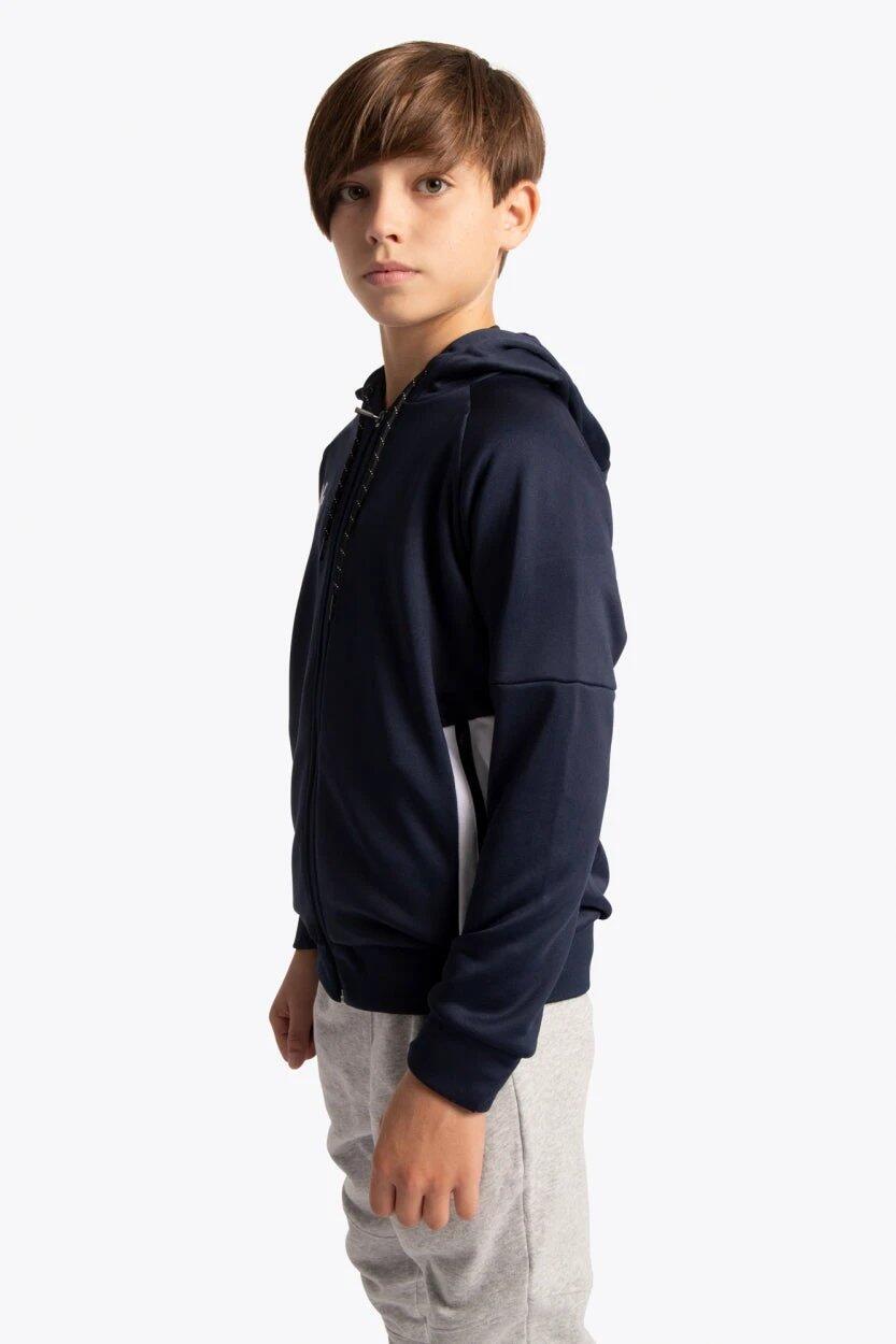Sudadera con capucha y cremallera de entrenamiento Osaka para niños | Marina de 5/6