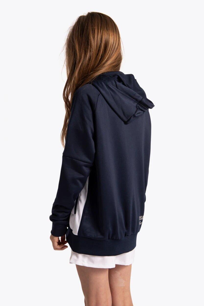 Sudadera con capucha y cremallera de entrenamiento Osaka para niños | Marina de 4/6