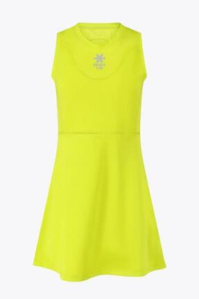 Osaka Damen Flauschiges Kleid | Acid Lime