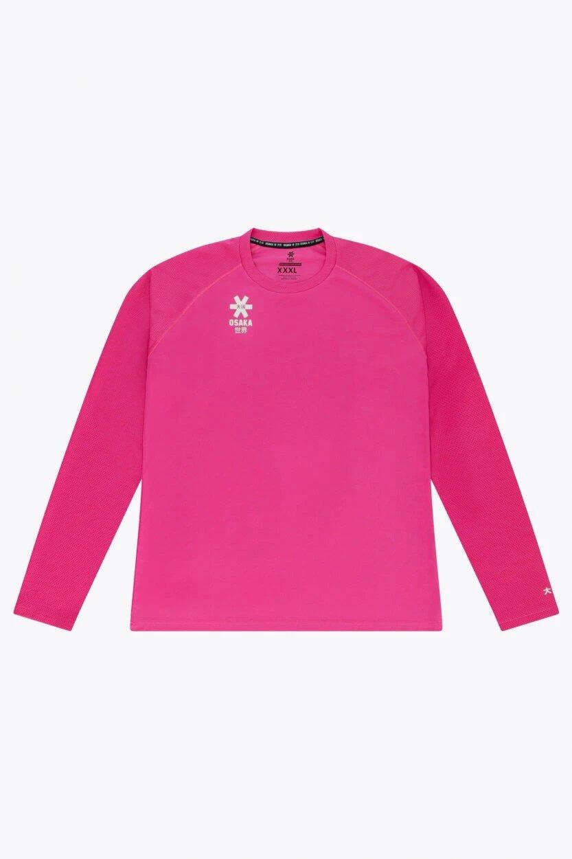 Osaka Keeper-T-shirt met lange mouwen | Fluo Roze 1/3