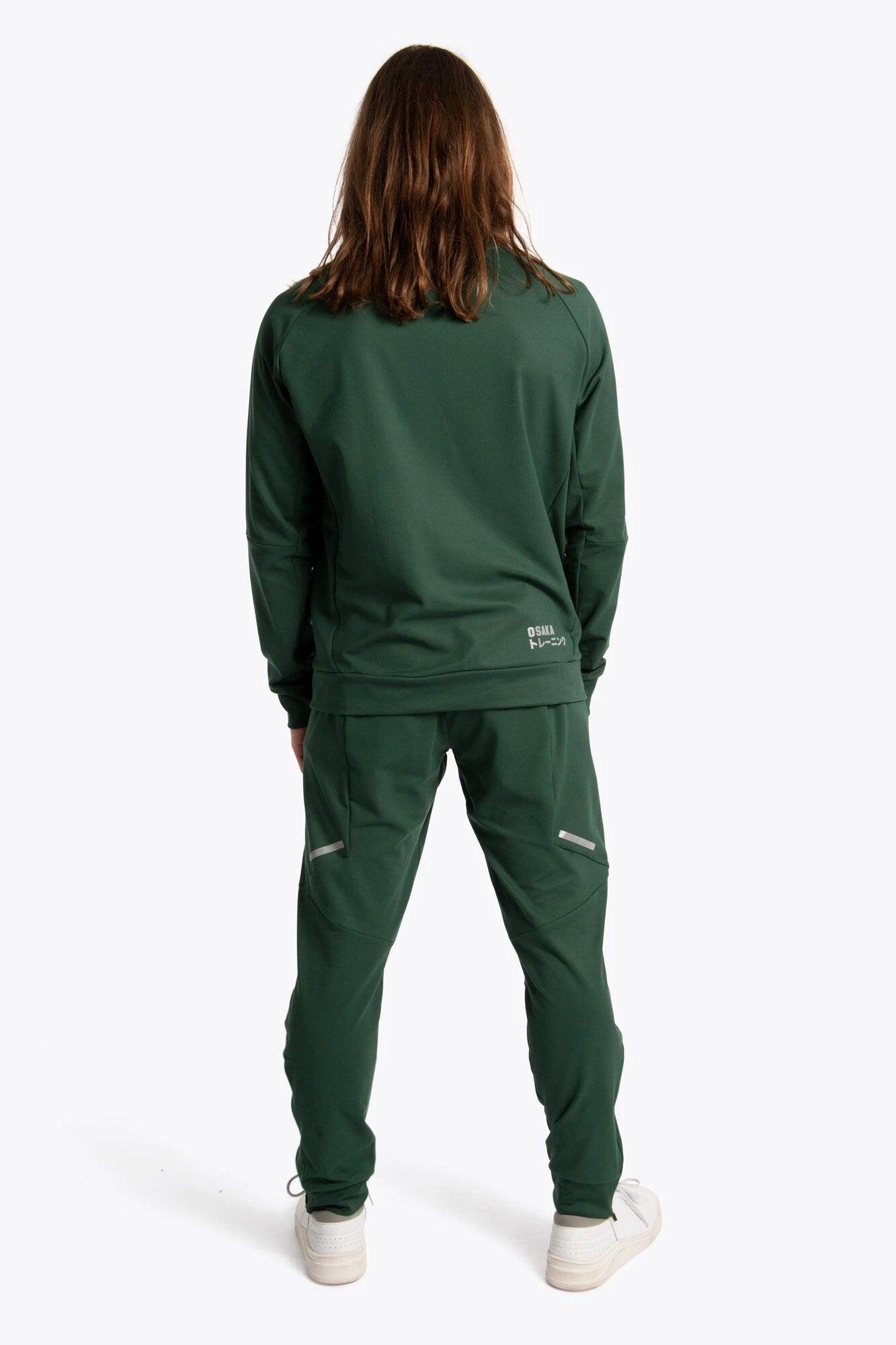 Haut de survêtement Osaka pour hommes | Vert foncé 5/6
