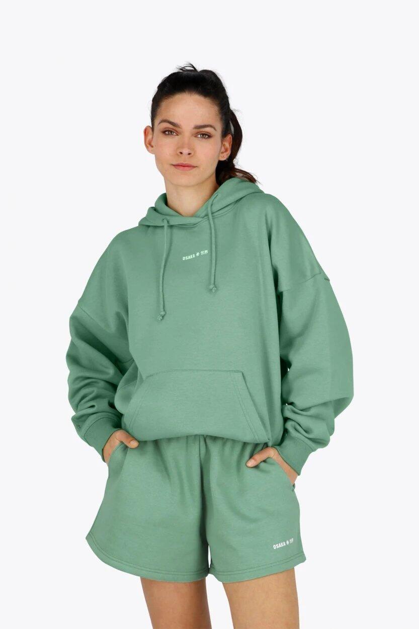 Sweat à capuche femme Osaka | Vert 3/6