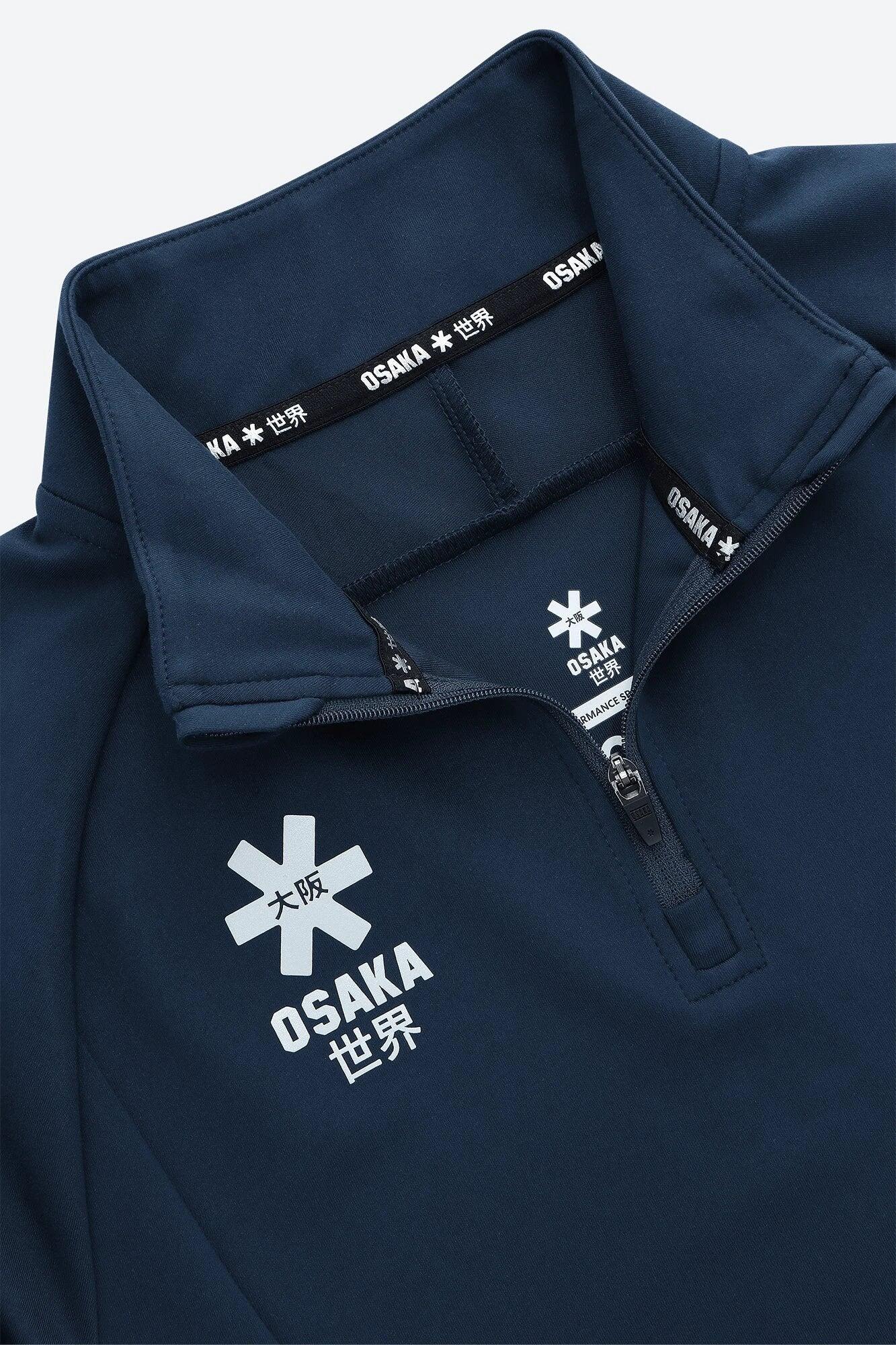 Pull demi-zippé pour enfants Osaka | Marine 4/4