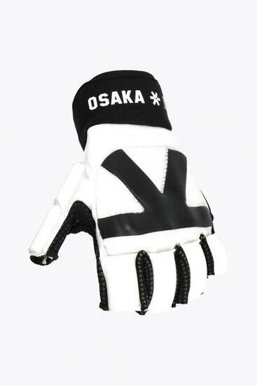 Osaka feldhockey handschuhe Armadillo | Weiß-Schwarz