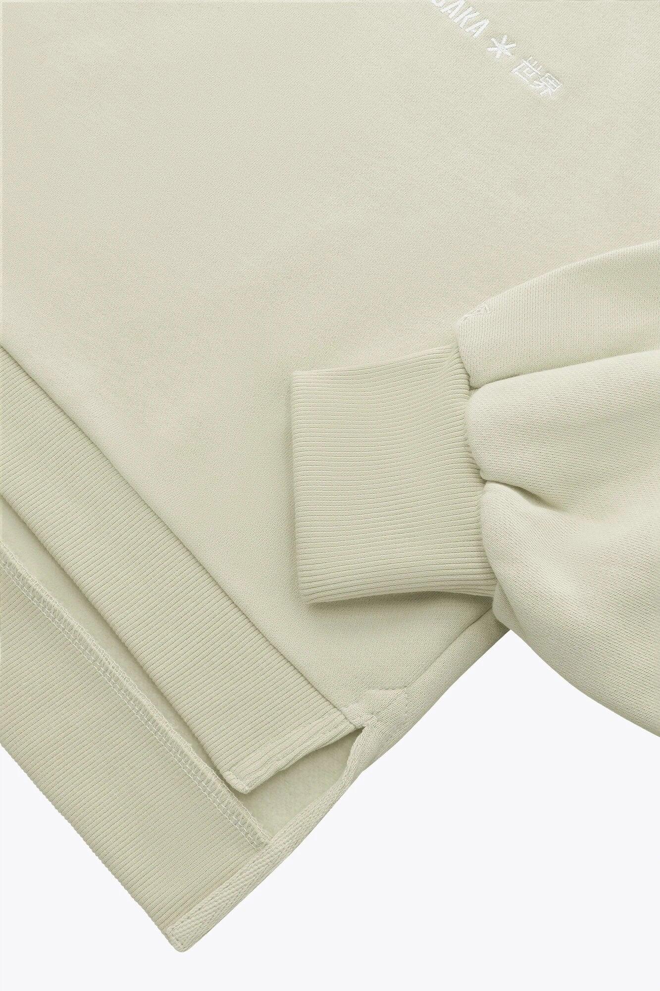 Pull court demi-zippé Osaka pour femme | Gris chaud 5/6